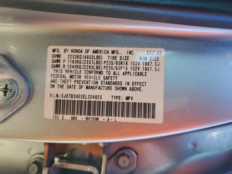 2014 ACURA RDX TECHNOLOGY  