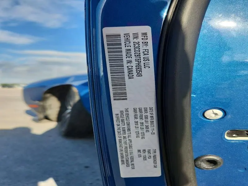 2023 DODGE CHALLENGER R  