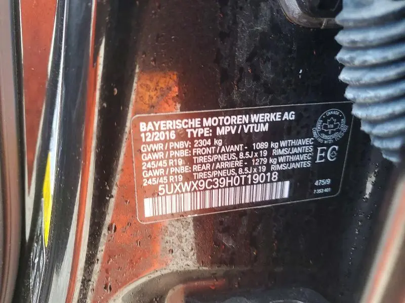 2017 BMW X3 XDRIVE28I  