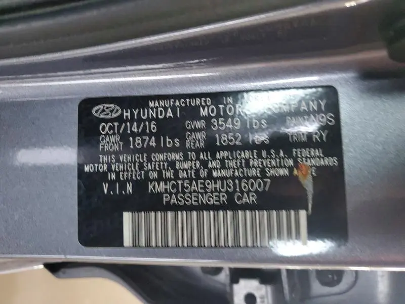 2017 HYUNDAI ACCENT SE  