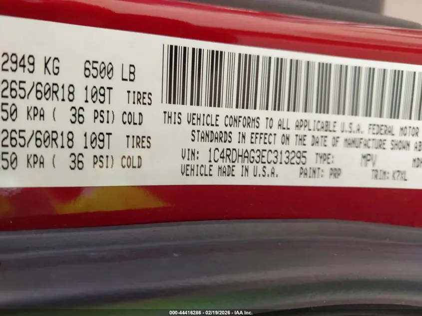 2014 DODGE DURANGO SXT