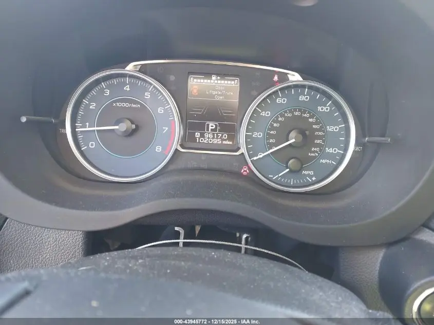 2017 SUBARU CROSSTREK 2.0I LIMITED