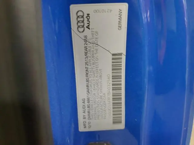 2011 AUDI S5 PREMIUM PLUS