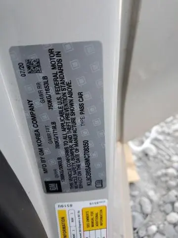 2021 CHEVROLET SPARK LS