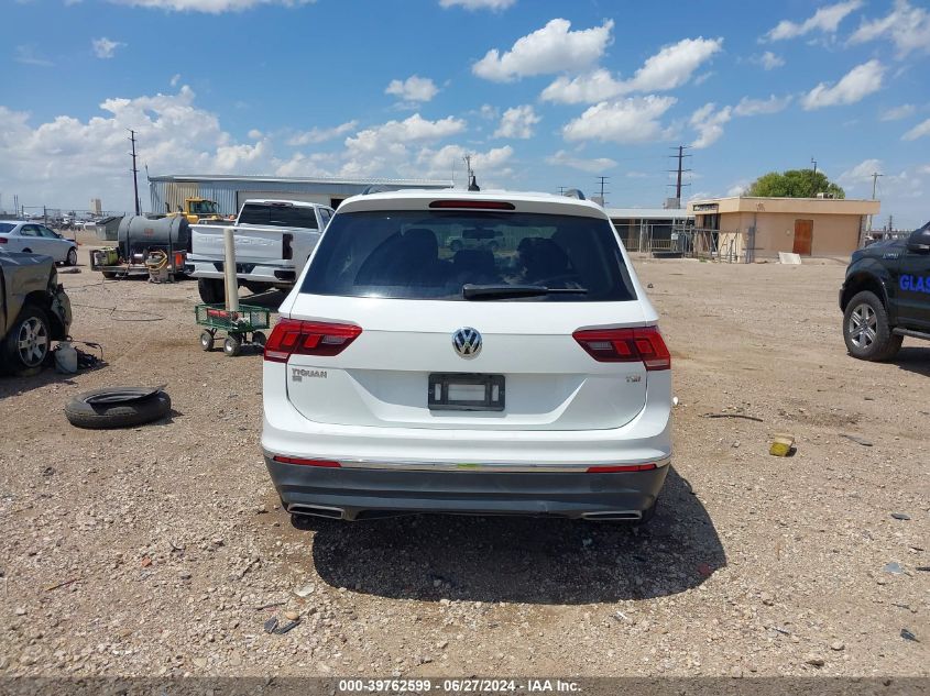 2018 VOLKSWAGEN TIGUAN 2.0T SE/2.0T SEL