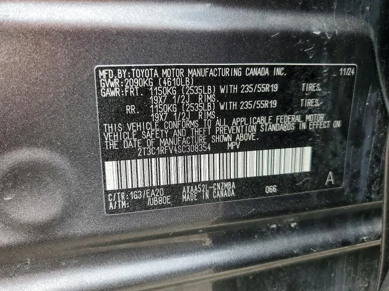 2025 TOYOTA RAV4 XLE PREMIUM  