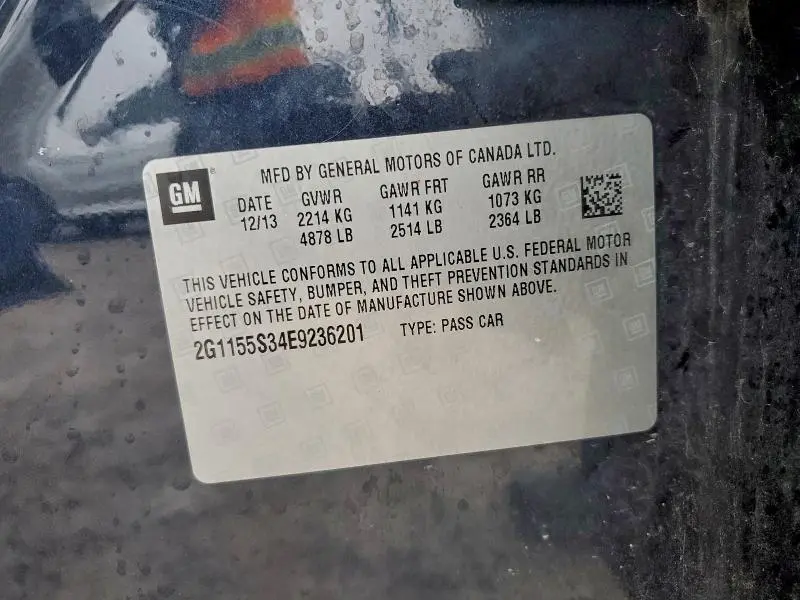 2014 CHEVROLET IMPALA LTZ  