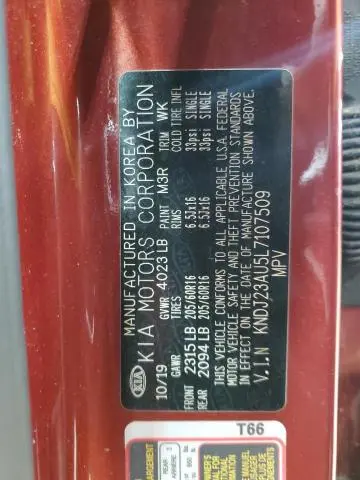 2020 KIA SOUL LX  