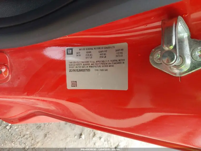 2010 CHEVROLET CAMARO 2SS