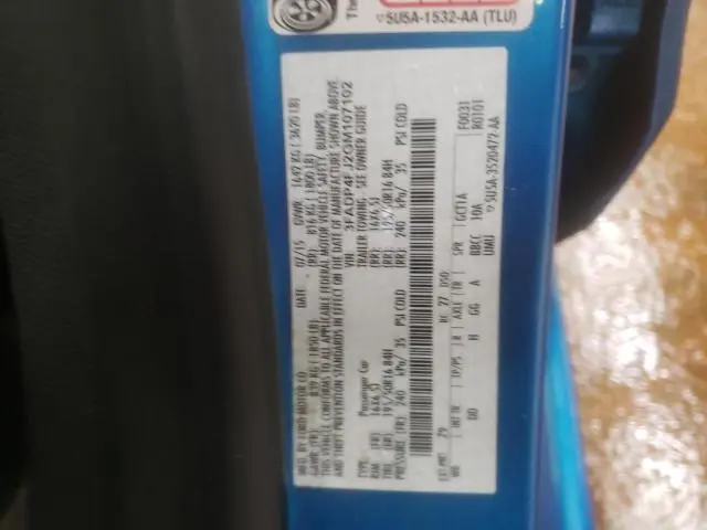 2016 FORD FIESTA TITANIUM  