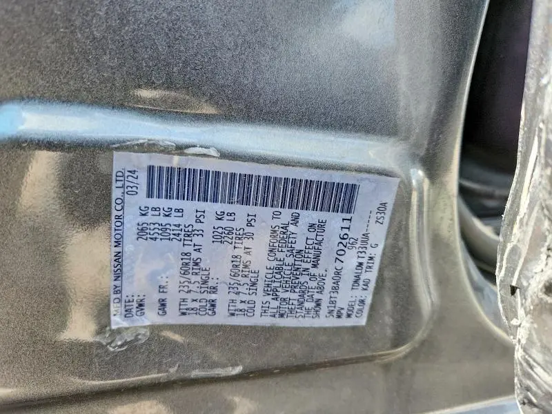 2024 NISSAN ROGUE SV  