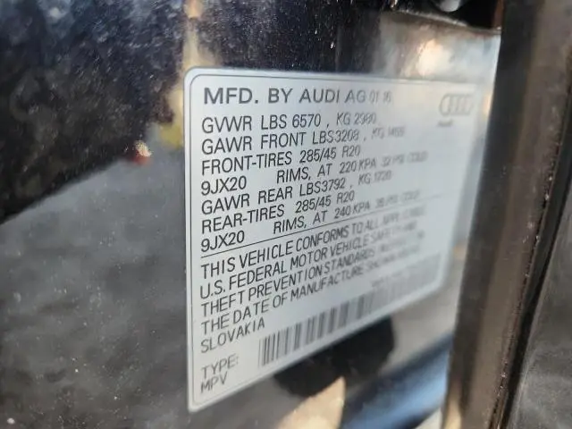 2017 AUDI Q7 PREMIUM PLUS  