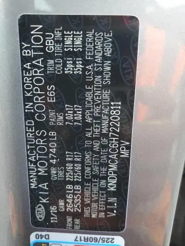 2017 KIA SPORTAGE LX  