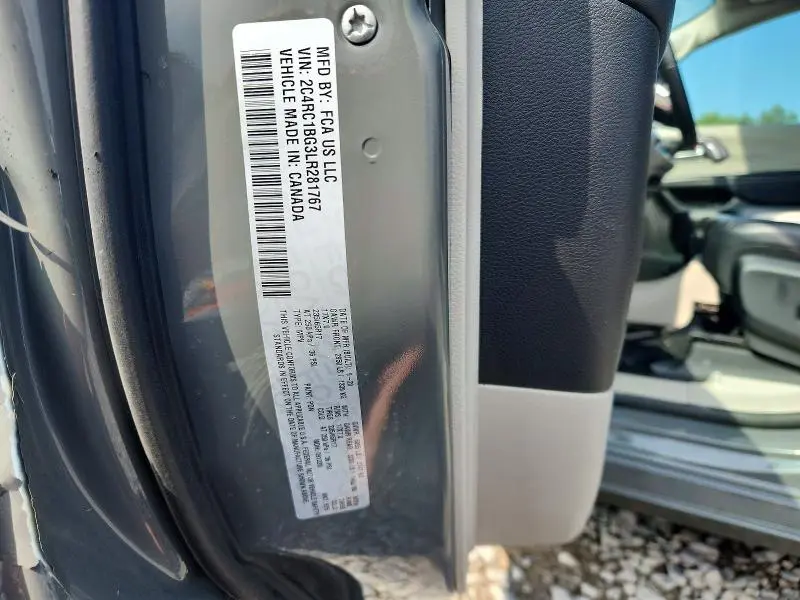 2020 CHRYSLER PACIFICA TOURING L  