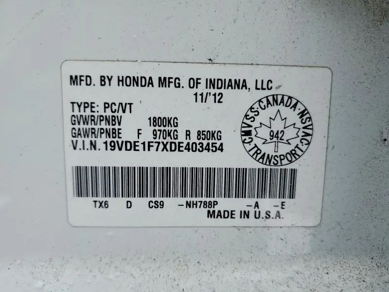 2013 ACURA ILX 20 TECH  