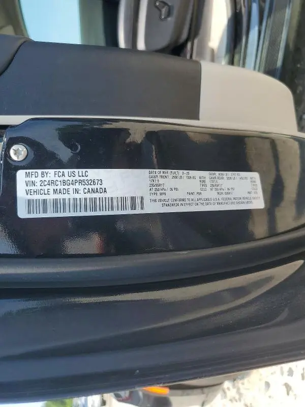 2023 CHRYSLER PACIFICA TOURING L  