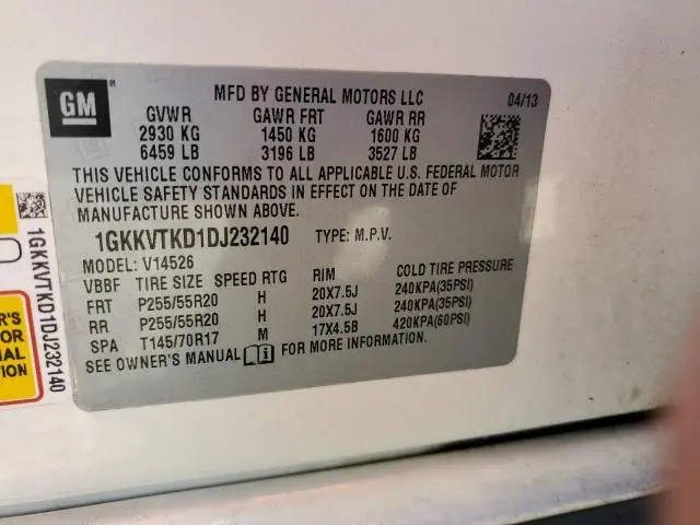 2013 GMC ACADIA DENALI  