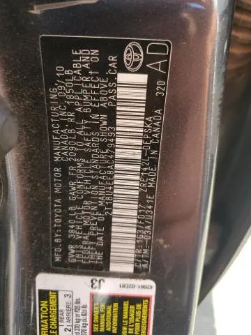 2010 TOYOTA COROLLA BASE