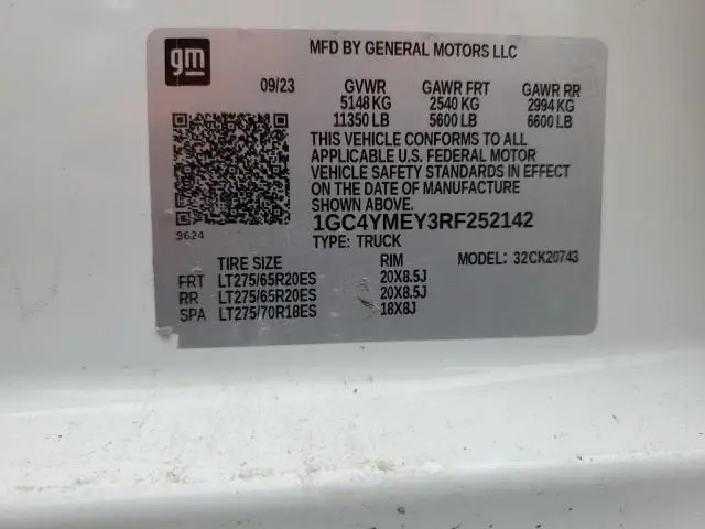 2024 CHEVROLET SILVERADO K2500 CUSTOM  