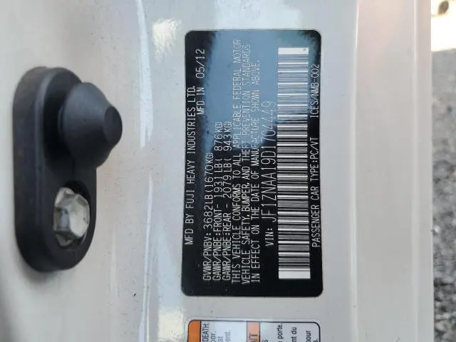 2013 TOYOTA SCION FR-S   