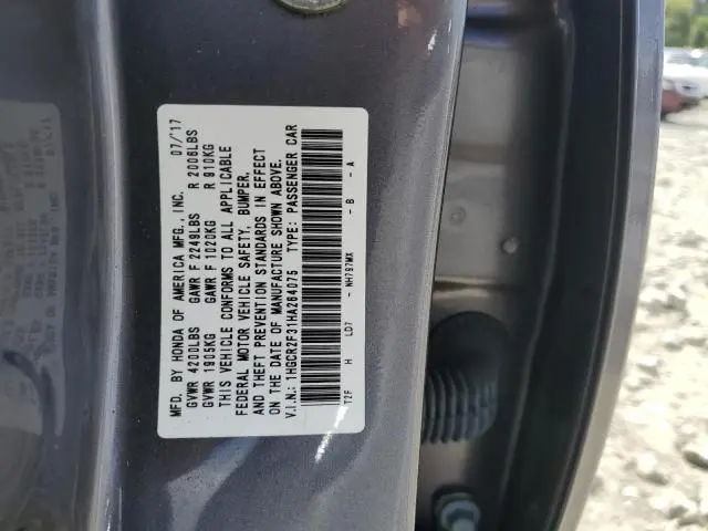 2017 HONDA ACCORD LX  