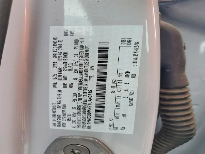 2026 FORD ESCAPE ST LINE  