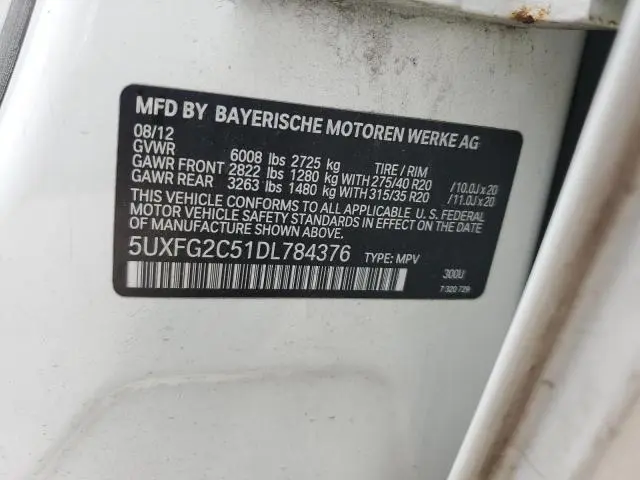2013 BMW X6 XDRIVE35I