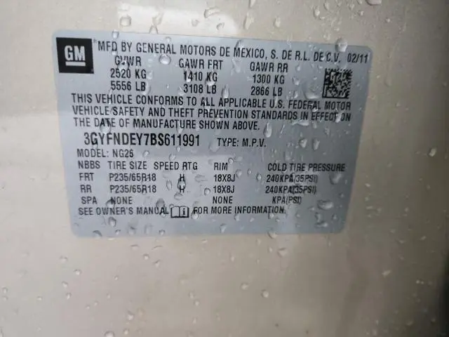 2011 CADILLAC SRX LUXURY COLLECTION  