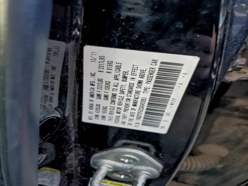 2012 HONDA ACCORD SE  