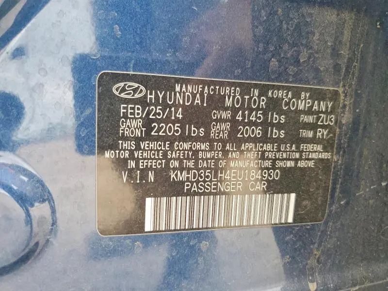 2014 HYUNDAI ELANTRA GT BASE  