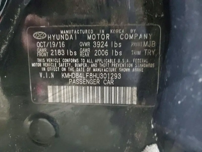 2017 HYUNDAI ELANTRA LIMITED  