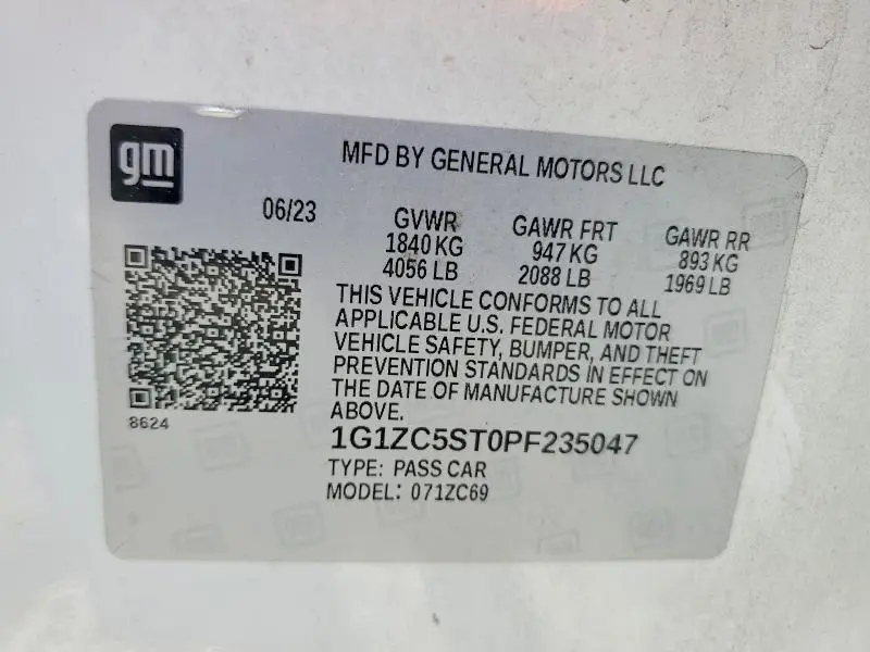 2023 CHEVROLET MALIBU LS  