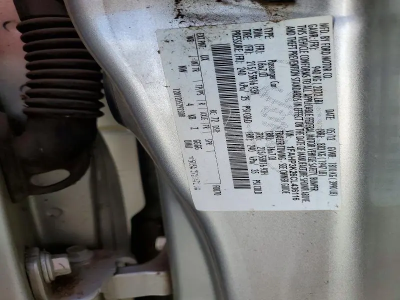 2012 FORD FOCUS SE  