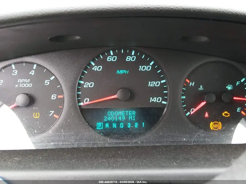 2011 CHEVROLET IMPALA POLICE