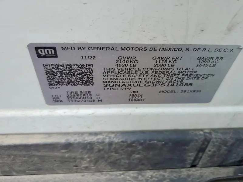 2023 CHEVROLET EQUINOX LT  