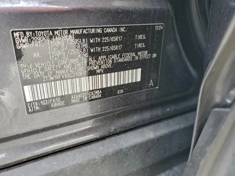 2025 TOYOTA RAV4 XLE  