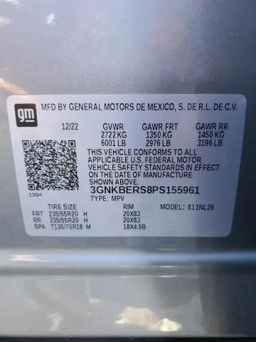 2023 CHEVROLET BLAZER RS  