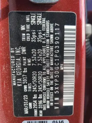 2023 KIA TELLURIDE SX  