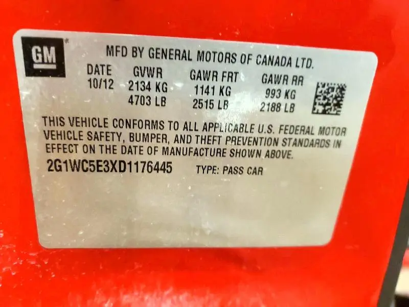 2013 CHEVROLET IMPALA LTZ  