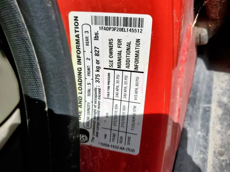 2014 FORD FOCUS SE  