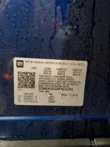 2023 CHEVROLET EQUINOX LT  