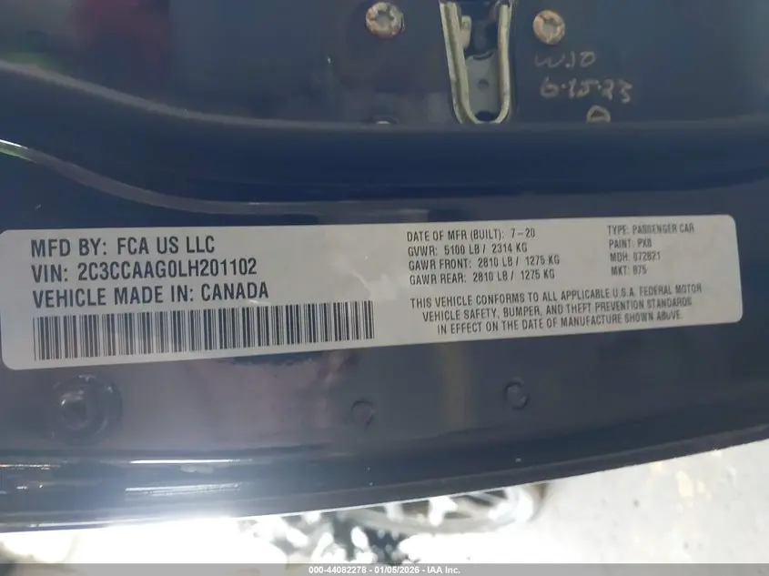 2020 CHRYSLER 300 TOURING L