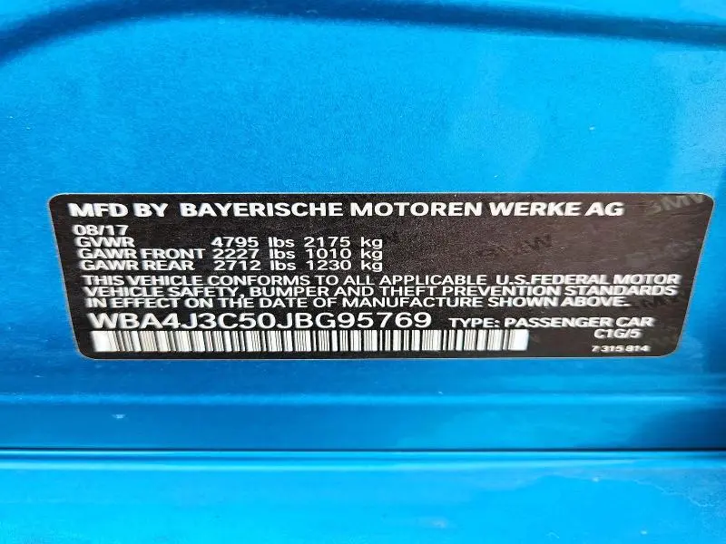 2018 BMW 430XI GRAN COUPE  
