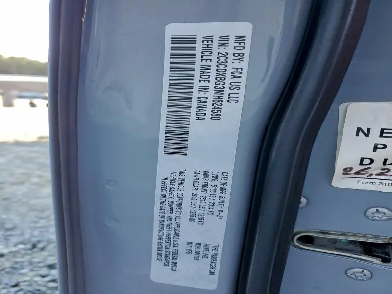 2021 DODGE CHARGER SXT  