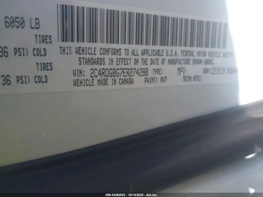 2014 DODGE GRAND CARAVAN SE