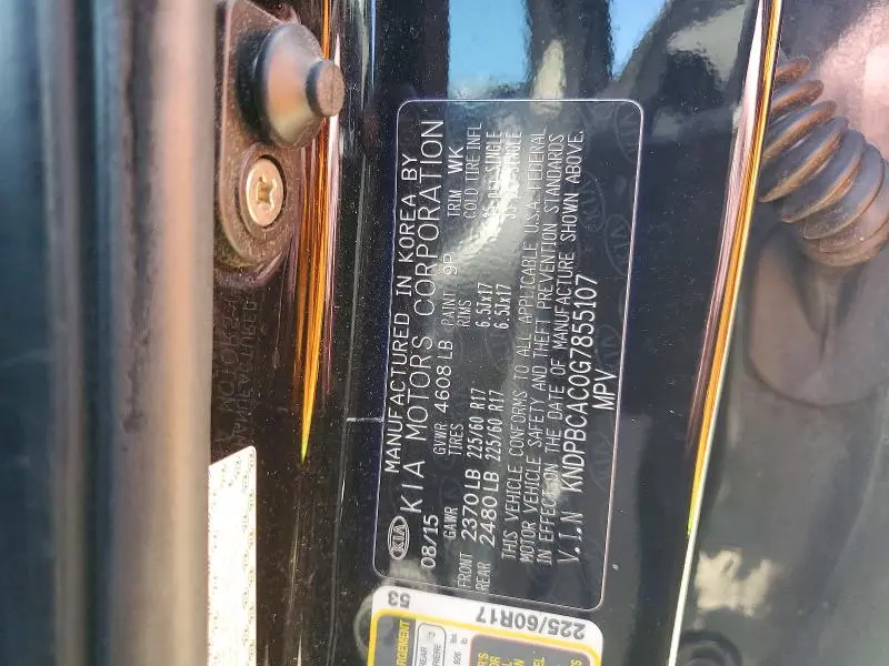 2016 KIA SPORTAGE LX  