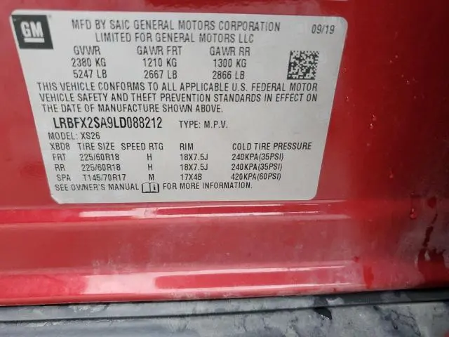 2020 BUICK ENVISION ESSENCE  