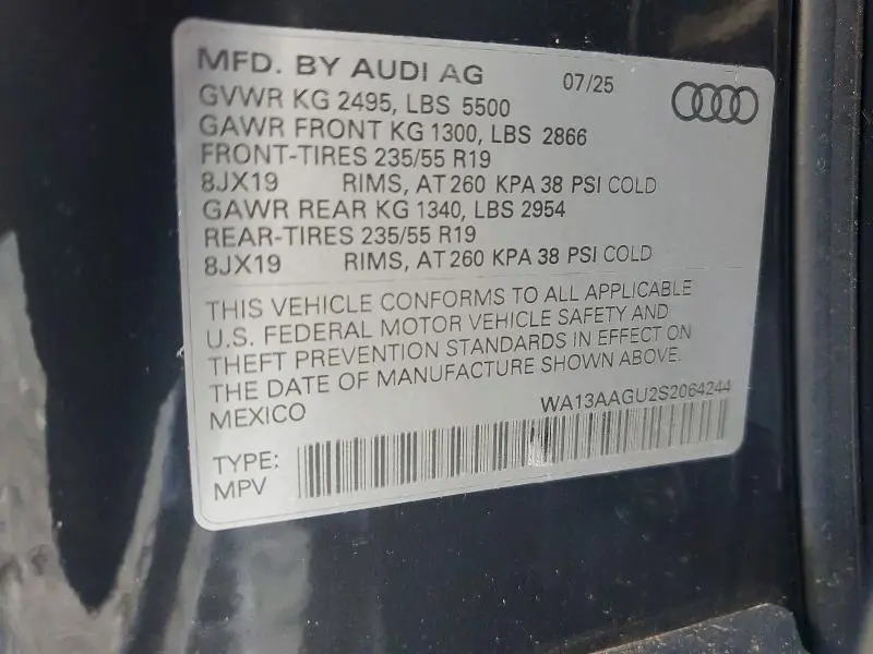 2025 AUDI Q5 PRESTIGE  
