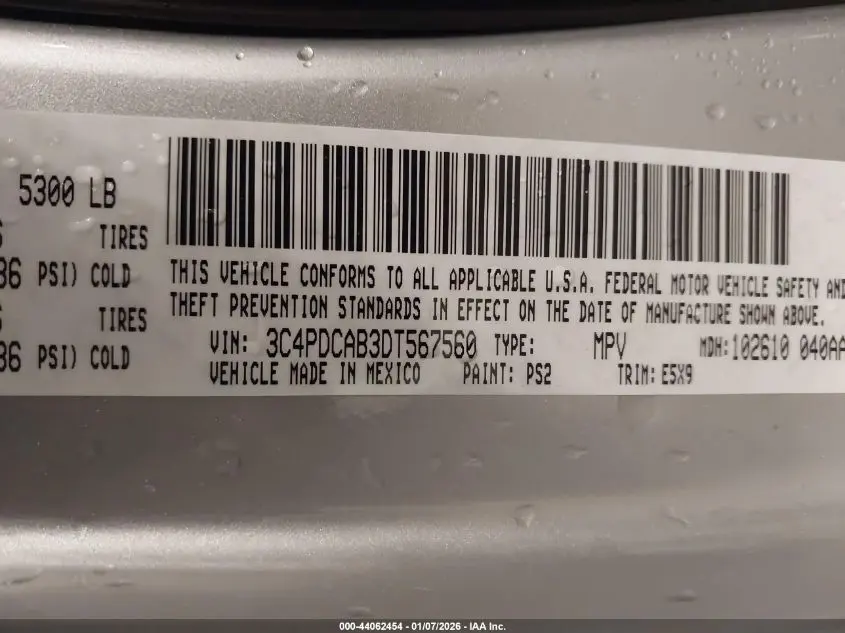 2013 DODGE JOURNEY AMERICAN VALUE PKG