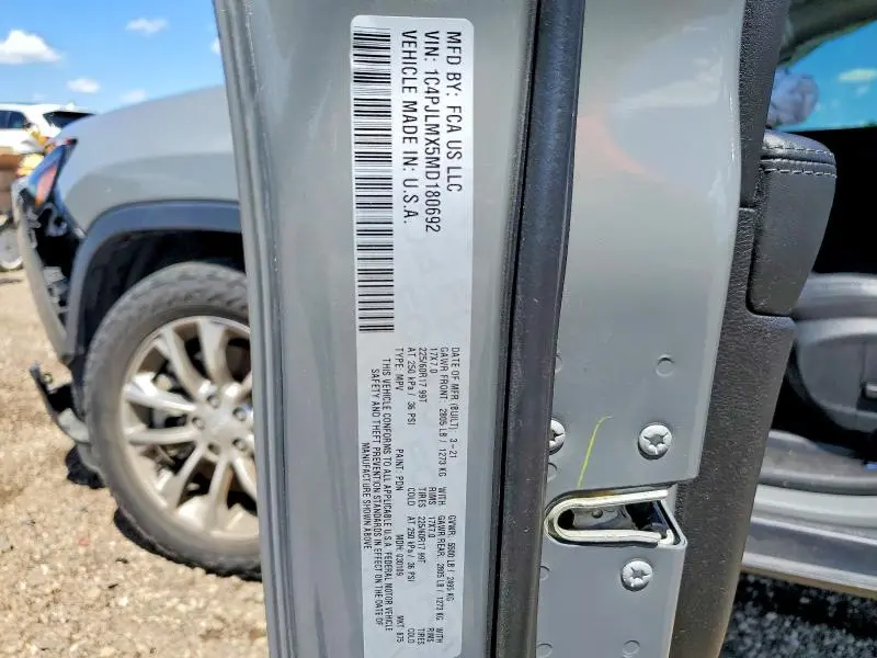 2021 JEEP CHEROKEE LATITUDE LUX  